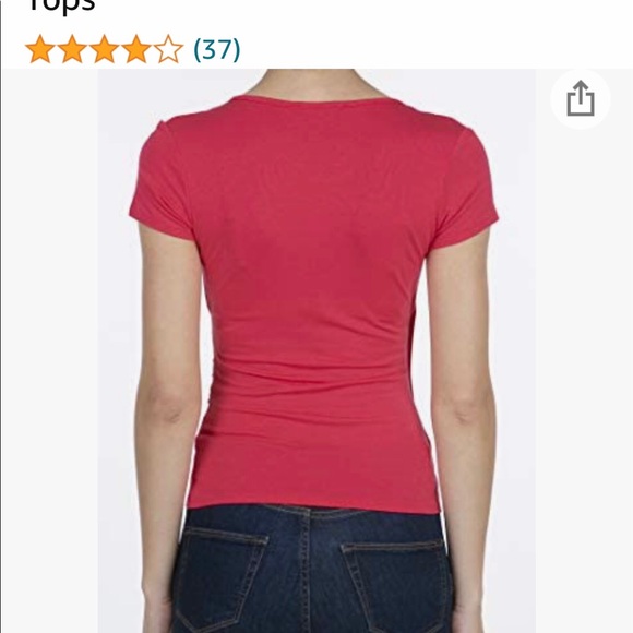 NWOT Iliad U S A Fuchsia v-neck top AU size 3XL - Picture 4 of 10